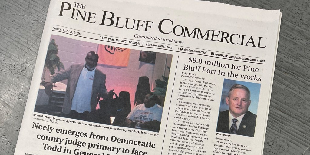 The Grand Prairie Herald owner acquires The Pine Bluff&nbsp;Commercial