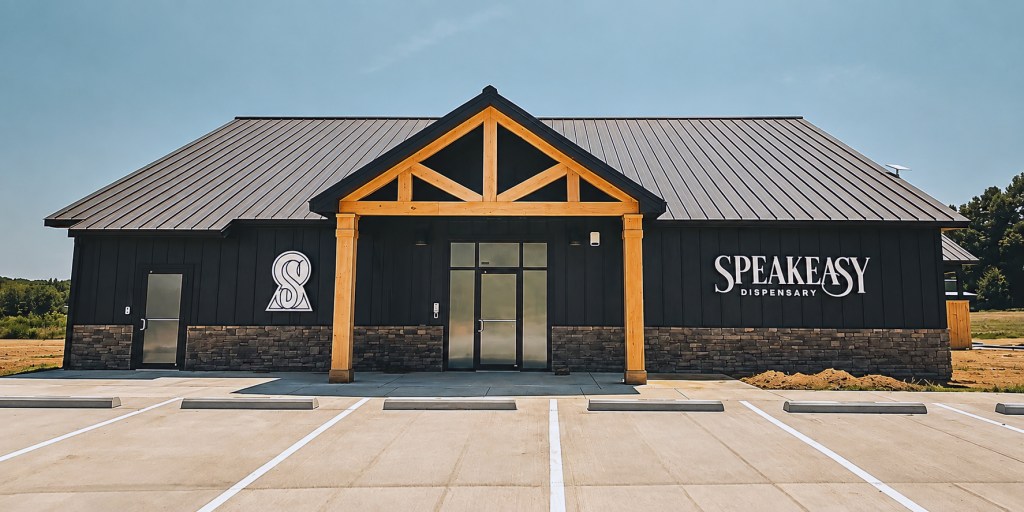 Speakeasy Dispensary near Ward, Ark. in Prairie County. Photo: Speakeasy Dispensary